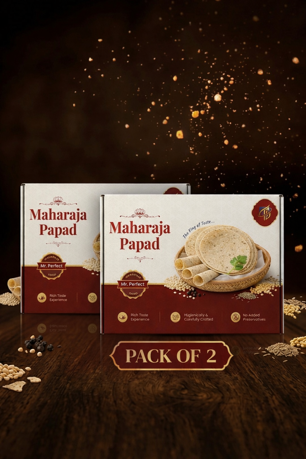 Maharaja Papad -   Mr Perfect | Pack of 2